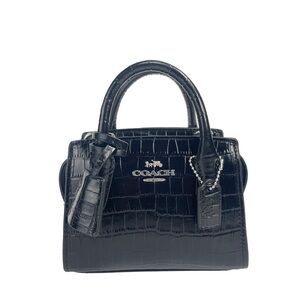 Coach Mini Croc Andrea Bag